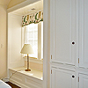 Window Seat and Cabinet